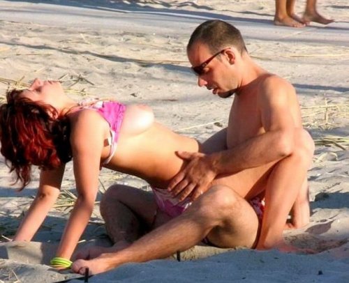 Порно на нудистском пляже