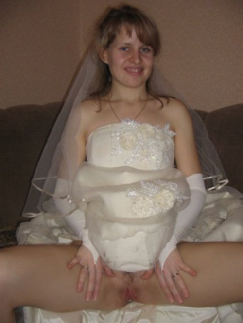 Самые развратные свадебные фото с пиздой наружу